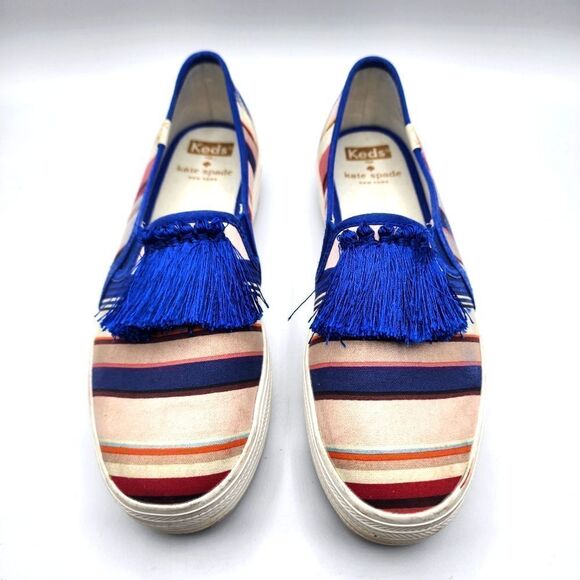 Keds X Kate Spade striped slip ons - Picture 1 of 7